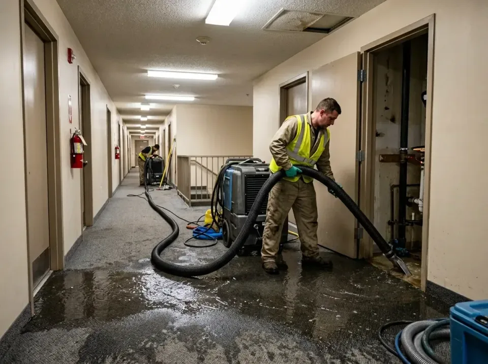 multi-unit-apartment-hallway-f-005 — frequently asked questions, Emergency Burst Pipe Water Extraction & Removal in Shavano…